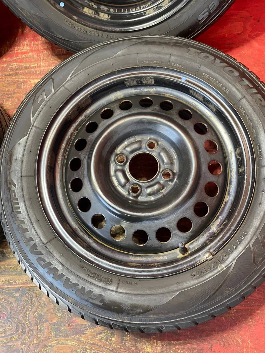 【初出品】175/65/R15 84H TOYOTIRES TRANPATH MP7 製造年2022 4本 80% バリ山 *33_画像4