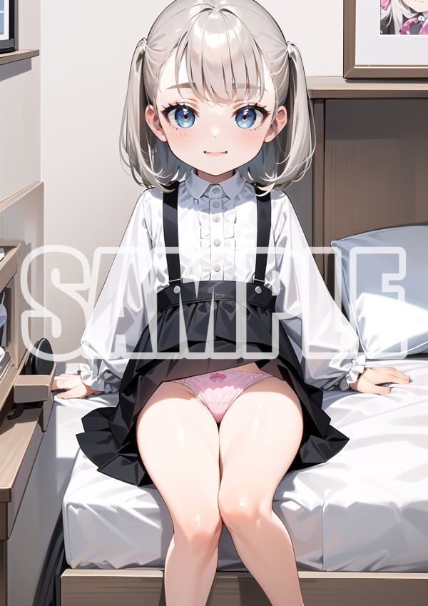 3184【高品質☆A4サイズポスター】アートポスター セクシー 美女 美少女 制服 下着 イラスト かわいい 女の子 同人 オリジナル アニメ_画像1