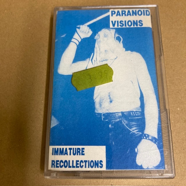 Paranoid Visions Immature Recollections кассета твердый core punk Hardcore Punk