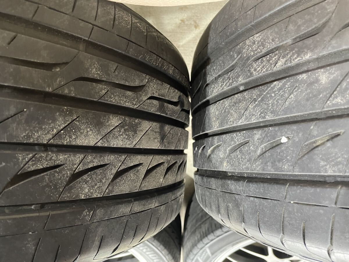 【売り切り】BBS 鍛造　RG703 8J +40　RG704 9J +42　18インチ　PCD 114.3　5H　4本セット　バリ山　225/40R18　235/40R18_画像7