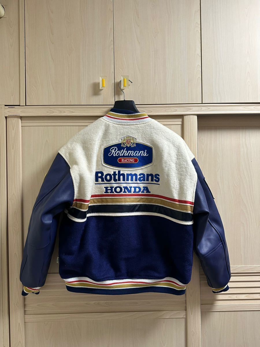 未使用 ロスマンズ Rothmans ホンダ honda レーシング 豪華刺繍ロゴ ジャケット Mサイズ NSR CBR_画像5