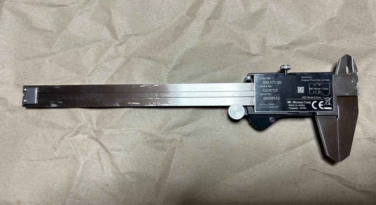 ミツトヨ デジタルノギス ABSデジマチックキャリパ CD-6 ミツトヨ デジタルノギス ABSデジマチックキャリパ CD-6
