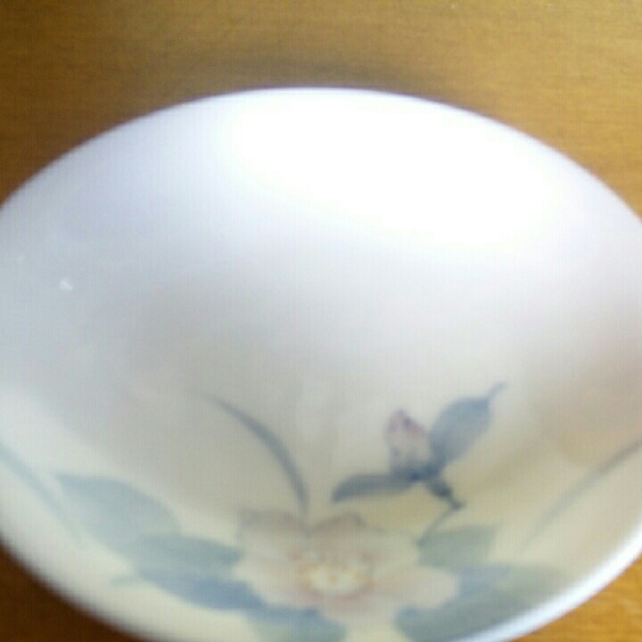 昭和レトロ■萩窯 花柄 小皿 五枚セット　醤油皿 豆皿_画像5