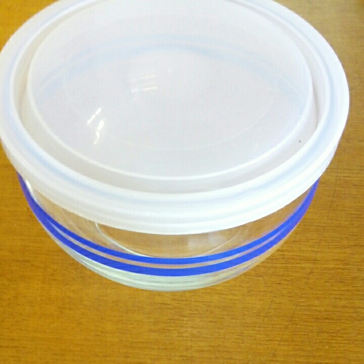 昭和レトロ■ホヤクリスタル ガラス 保存容器 漬物容器_画像5