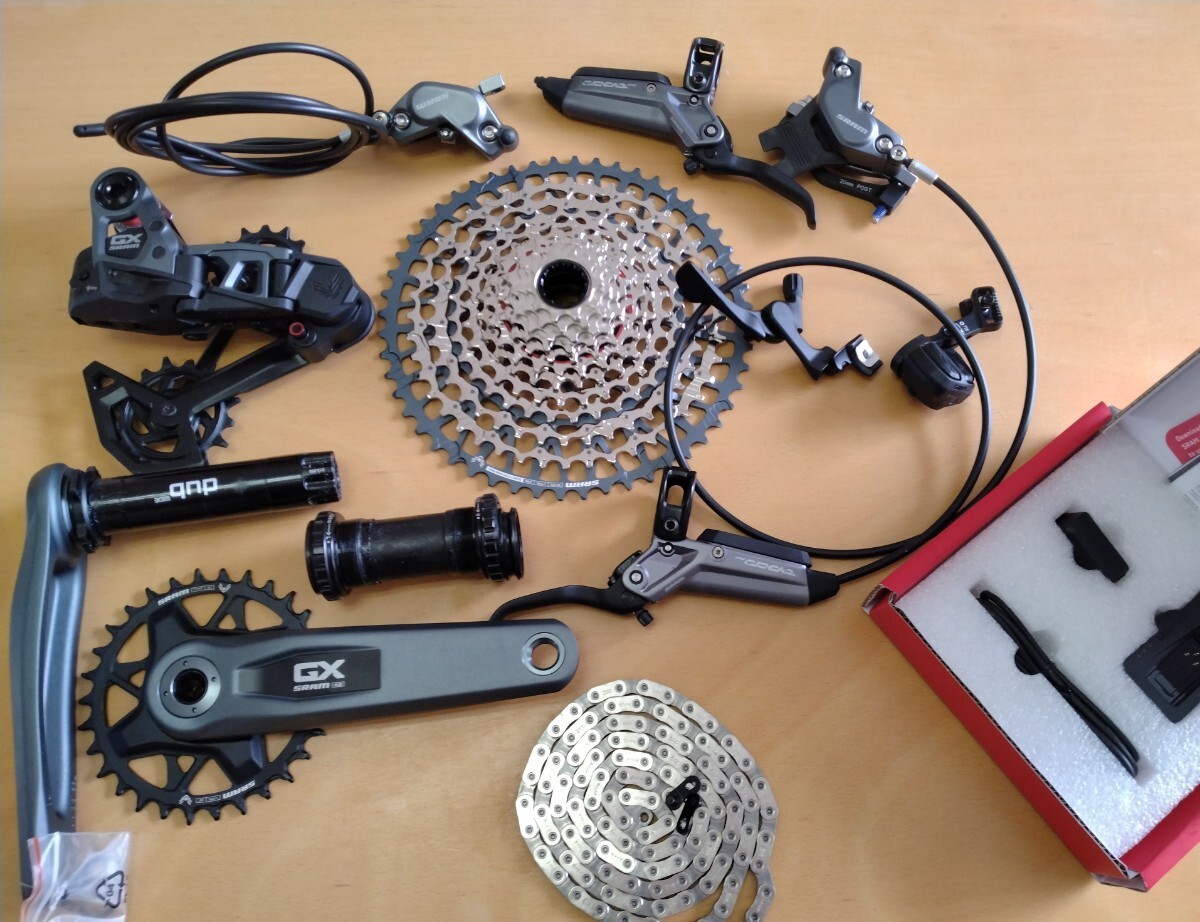 スラム sram マウンテンバイク mtb T-TYPE GX AXS 12SPEED 無線電動コンポ グループセット Transmission コンポのせかえ Eagle
