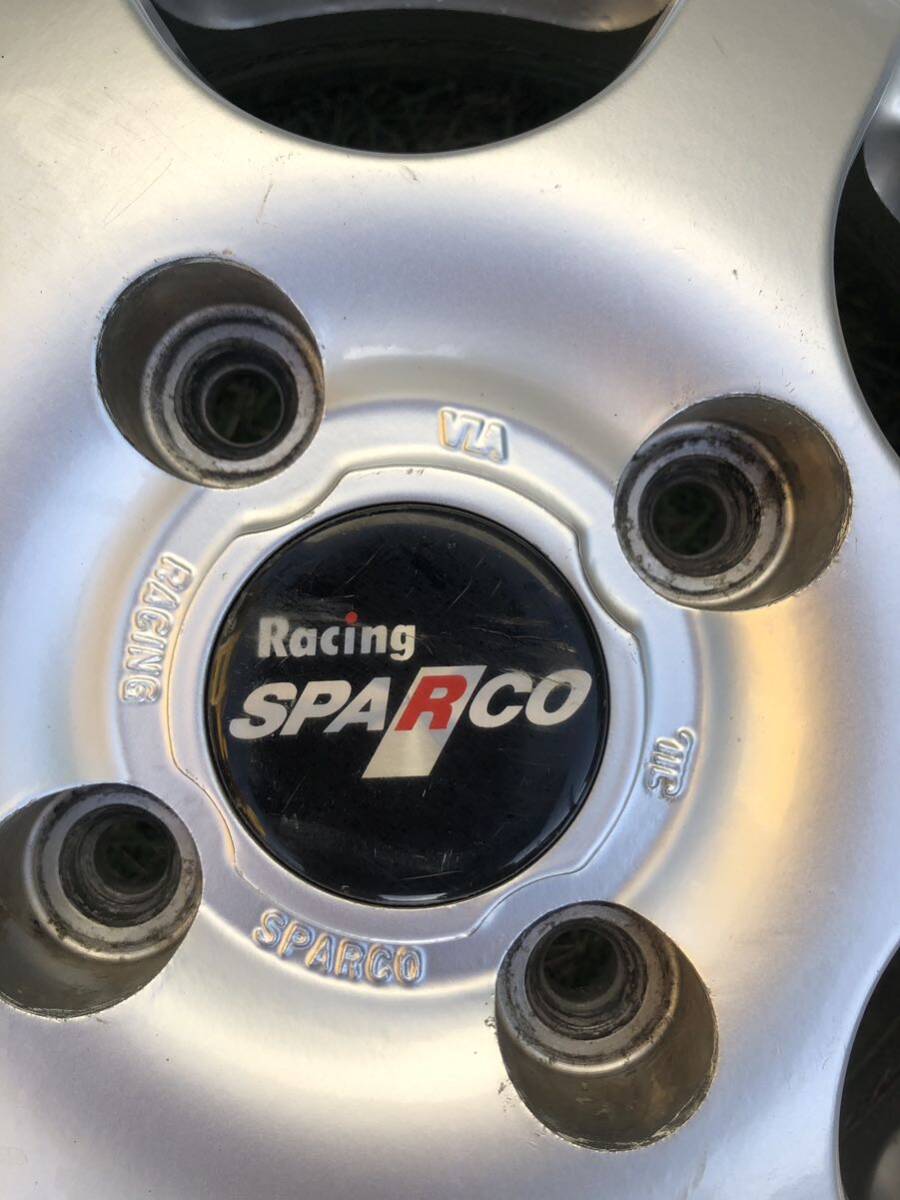 Racing SPARCO・アルミホイール4本セット・PCD100-4H・軽自動車に使用可・F13インチR14インチ・レーシングスパルコ_画像4