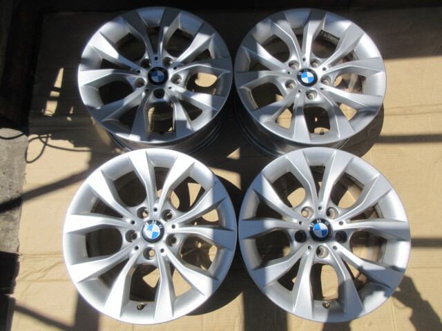 cほ133 BMW 純正 17×7.5J OFF34 5穴/120 ハブ径約72ミリ（実測） アルミホイール 中古 4本 ♪_画像1