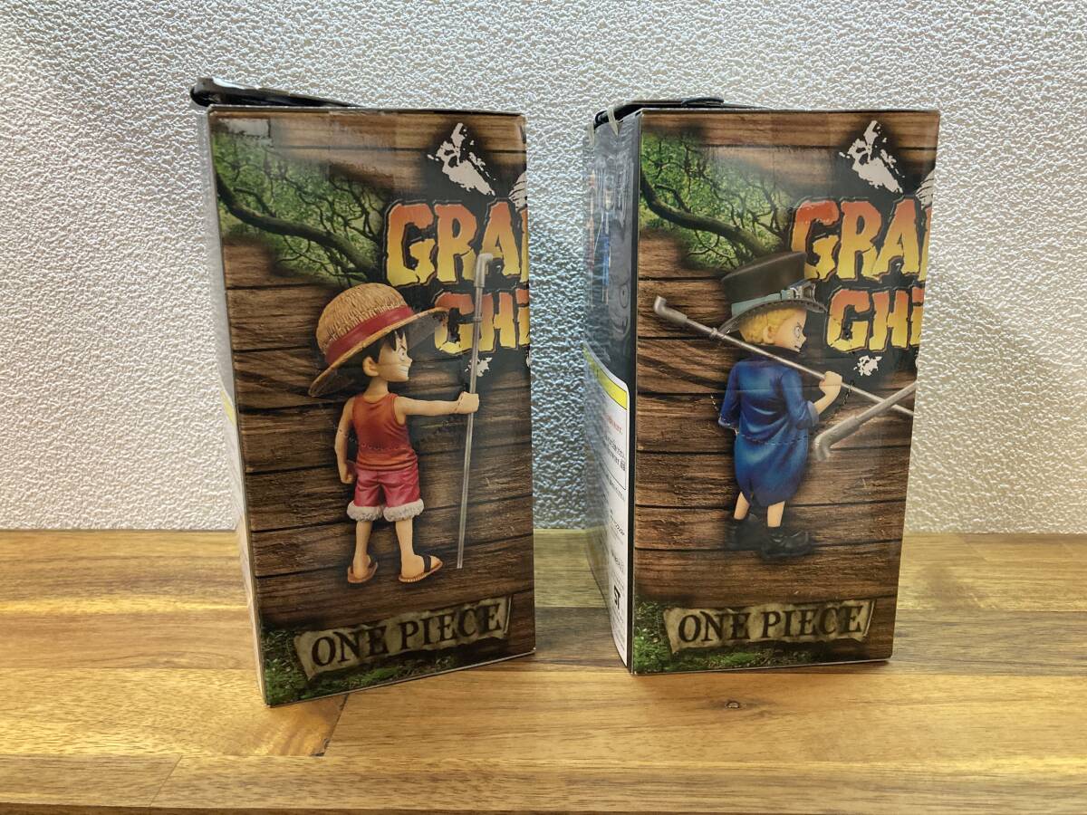 【未開封】ONE PIECE DXフィギュア THE GRANDLINE CHILDREN vol.1 ルフィ サボ 全2種セットの画像4