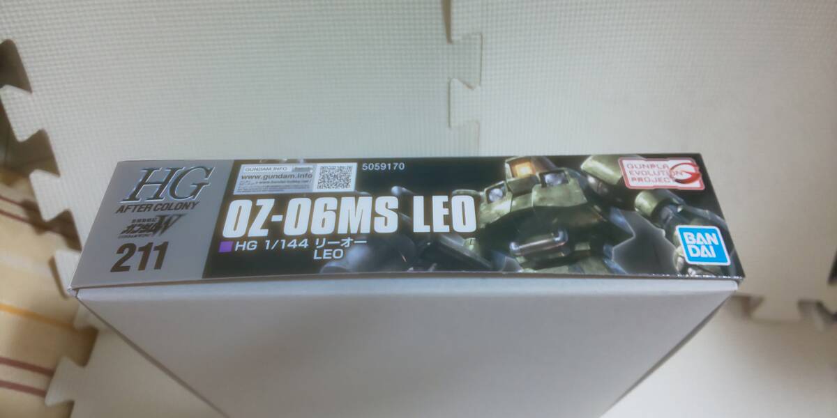 バンダイ　HG　1/144　リーオー　OZ-06MS　新品未開封　機動戦士ガンダム　新機動戦記ガンダムW_画像2