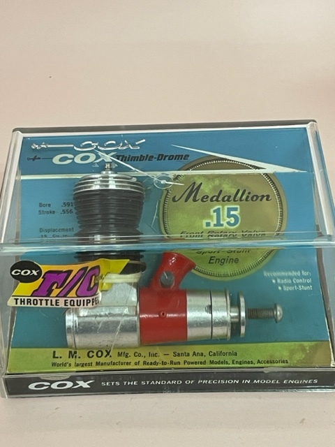 170 COXmedali on 15 RC spare plug 2 piece attaching unused 