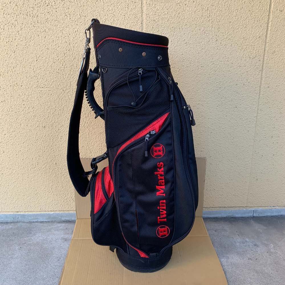 Twin Marks キャディバッグ HONMA ホンマ ツインマークス GOLF Caddy Bag ブラック ゴルフバッグ【118_画像3