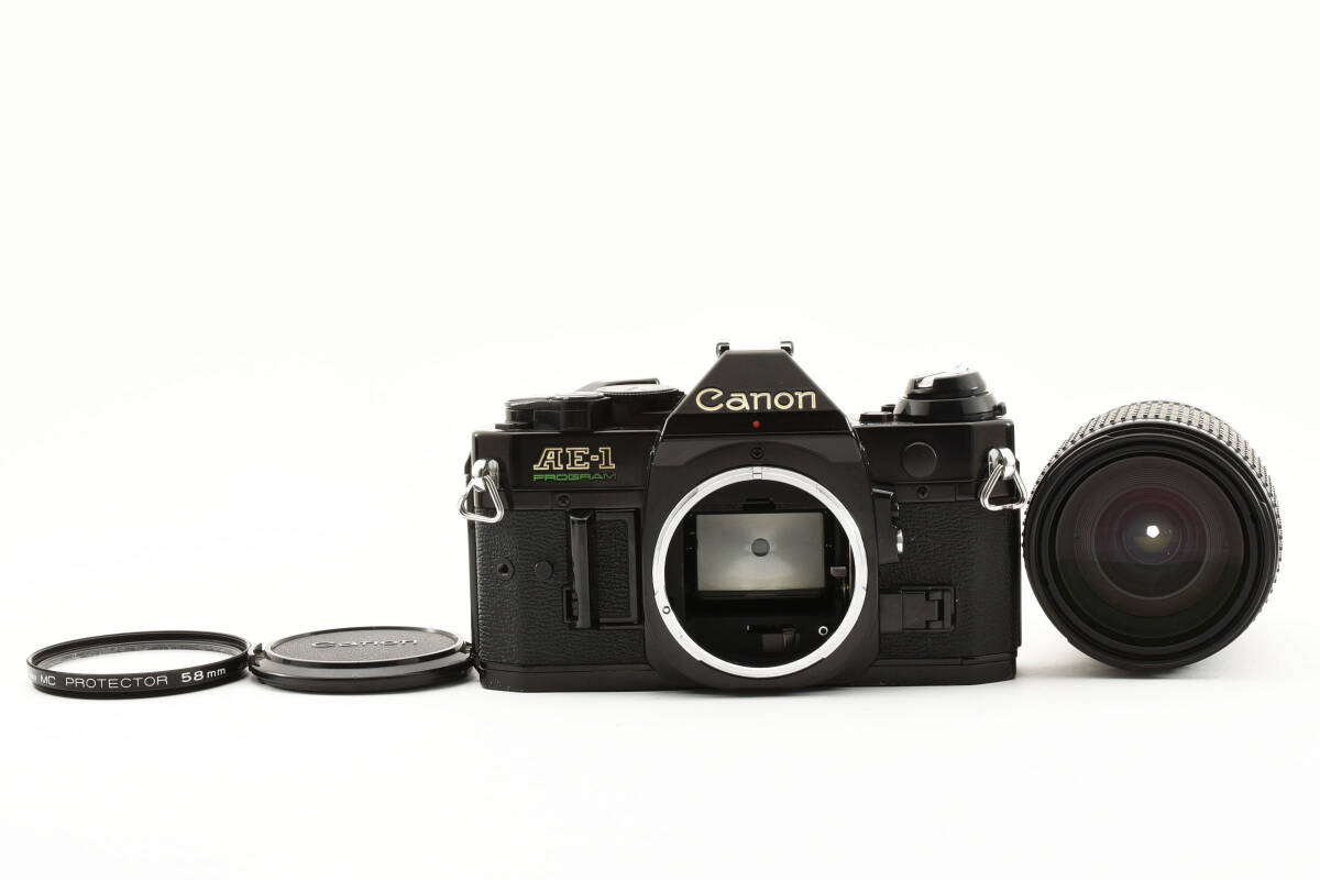 ★美品★完動品★ Nikon AE-1 PROGRAM ボディ + レンズ FD 35-105mm F3.5-4.5 　#S2898_画像1