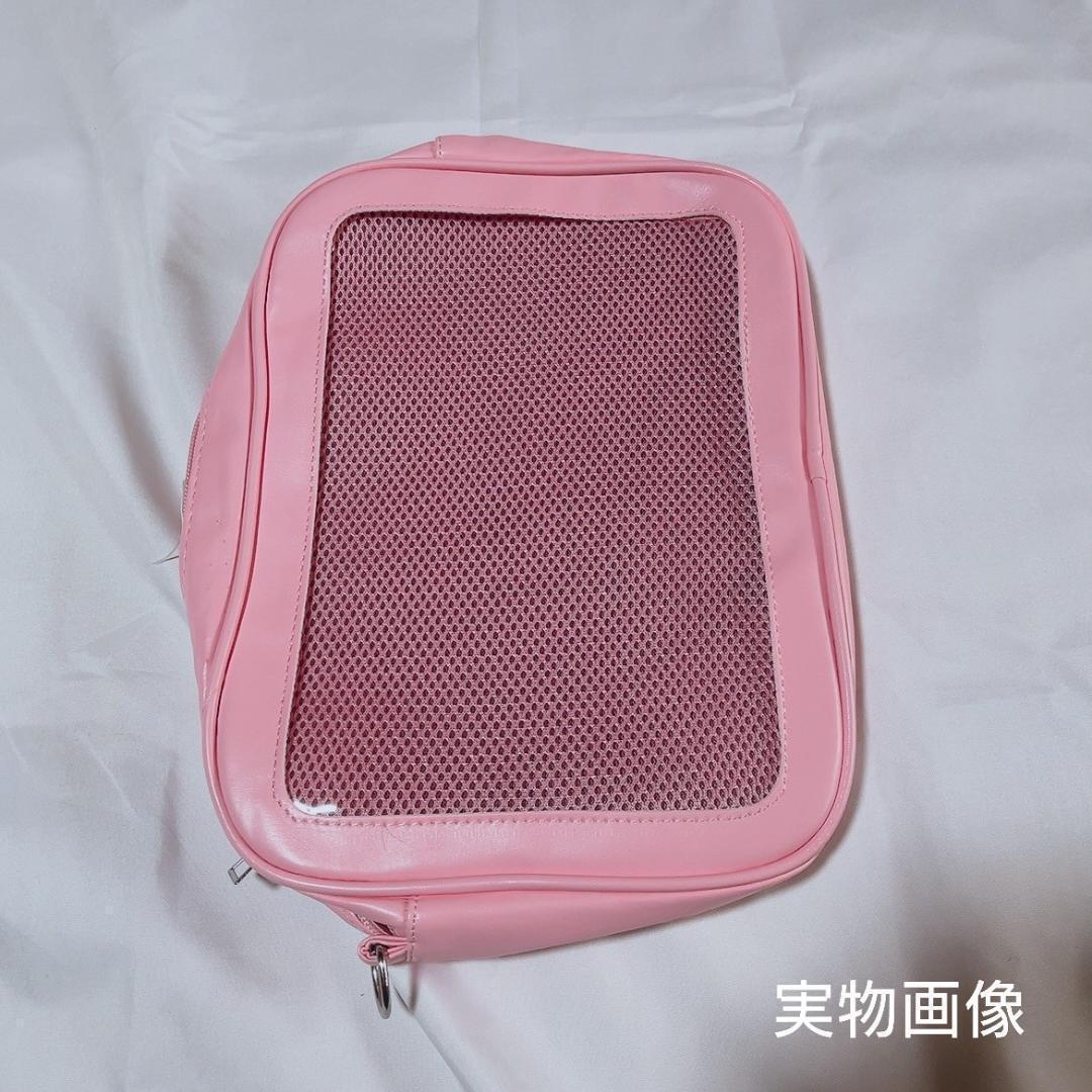 [ pink ] pain bag ... shoulder bag clear can badge pain ba... goods Mini shoulder large transparent window ... shoulder 