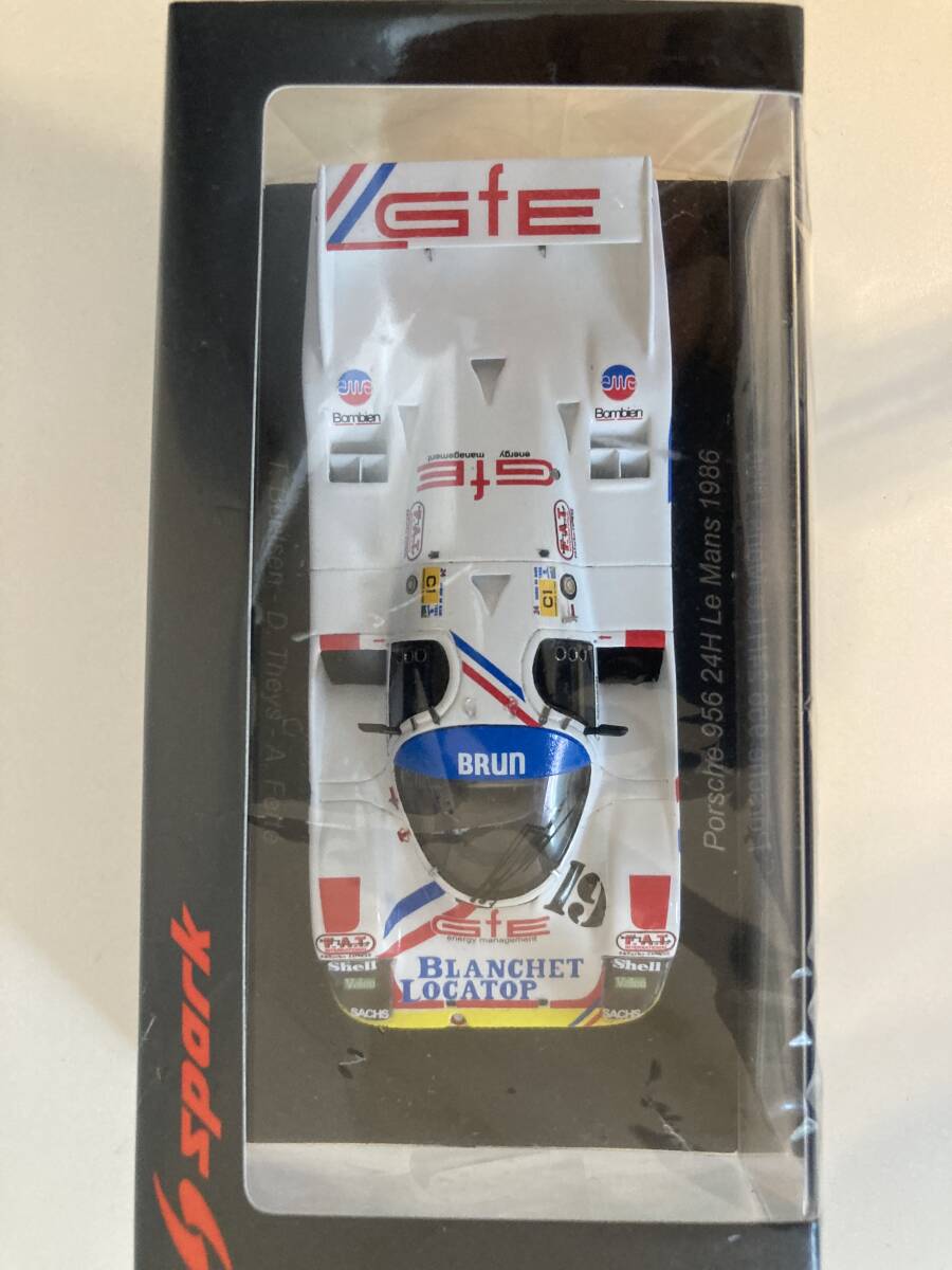 スパーク spark 1/43 ポルシェ 956 1986 ルマン24H #19 S9870　新品　未開封_画像5