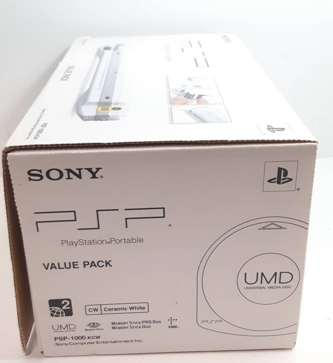 ( operation verification settled ) SONY PlayStation portable PSP1000 value pack ceramic white outer box attached 