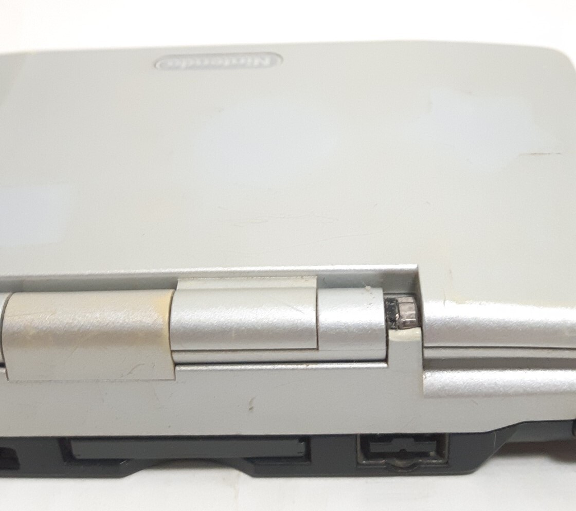 【動作品】任天堂　初代　DS　プラチナシルバー　充電器付属　Nintendo　NTR-001 一部難あり_画像7