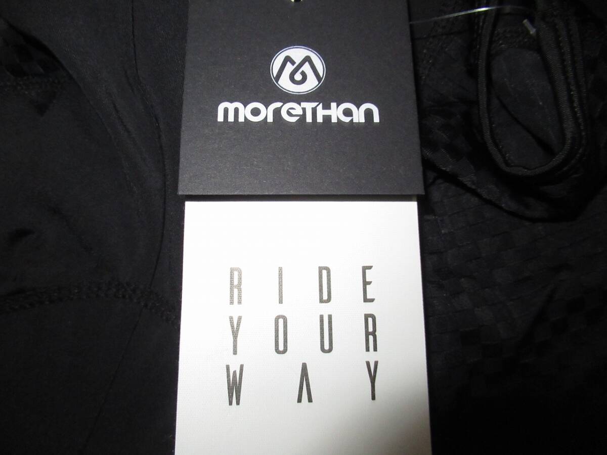 ★Morethan★新品 S ビブショーツ サイクルパンツ ビブパンツ 3D立体パッド ブラックの画像9