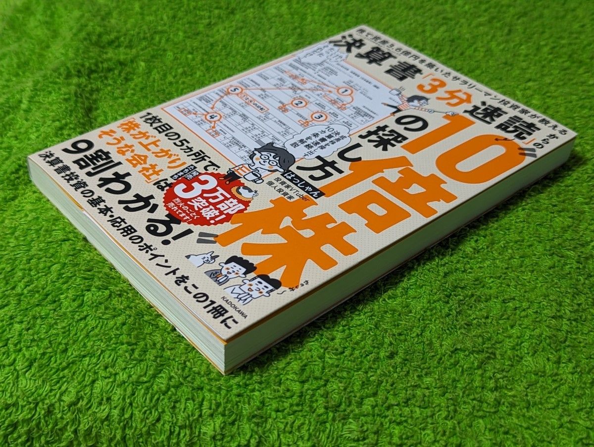 決算書「３分速読」からの“１０倍株”の探し方　株で資産３．６億円を築いたサラリーマン投資家が教える はっしゃん／著