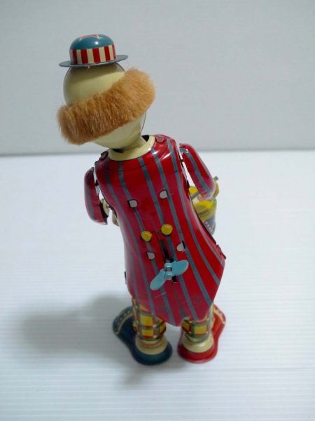 13.昭和レトロ 当時物 ブリキのおもちゃ ピエロ 動作OK BOZO TOYS CLUB COLLECTION (株)トーイズ 日本製_画像4