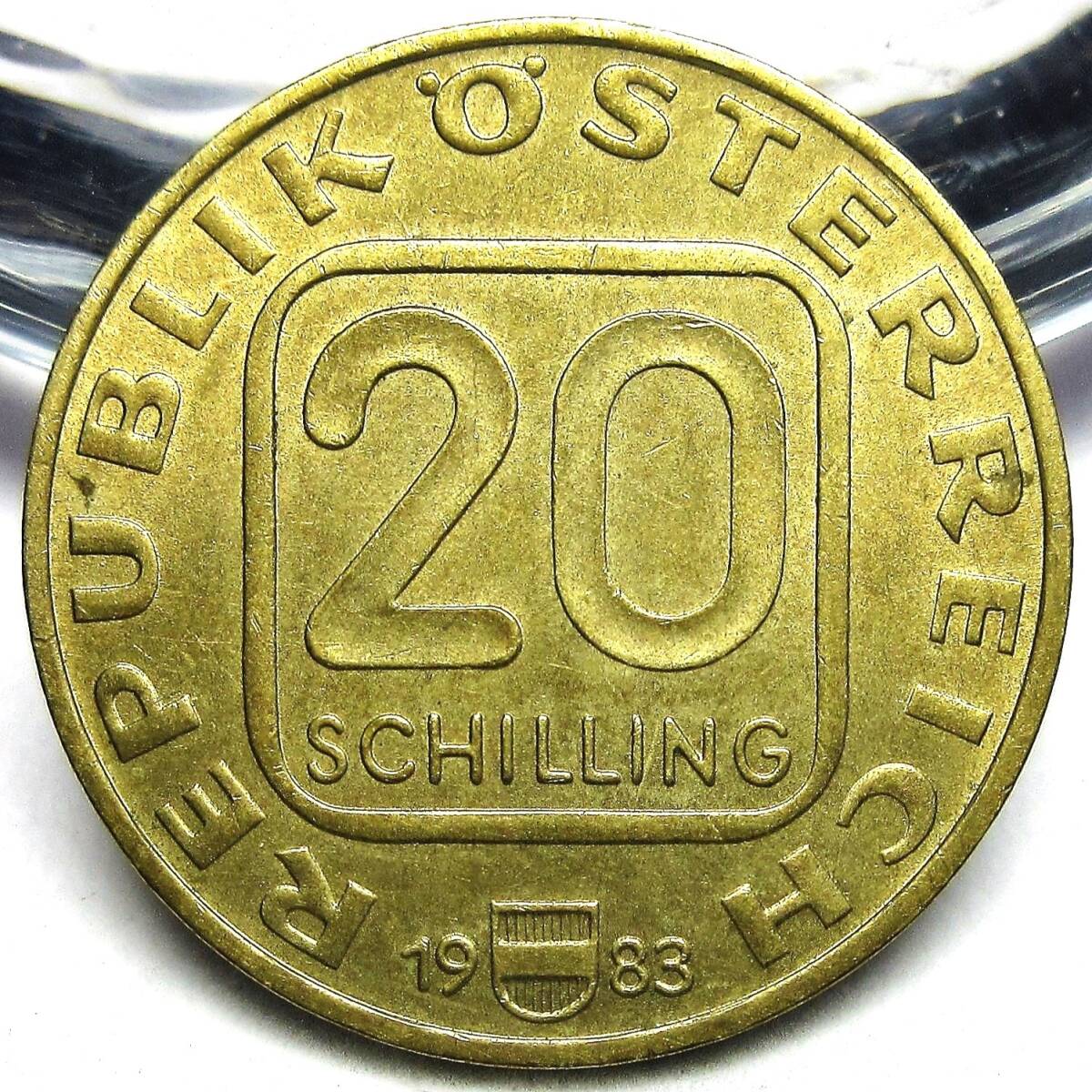 オーストリア 20シリング 1983年 27.83mm 7.99gの画像2