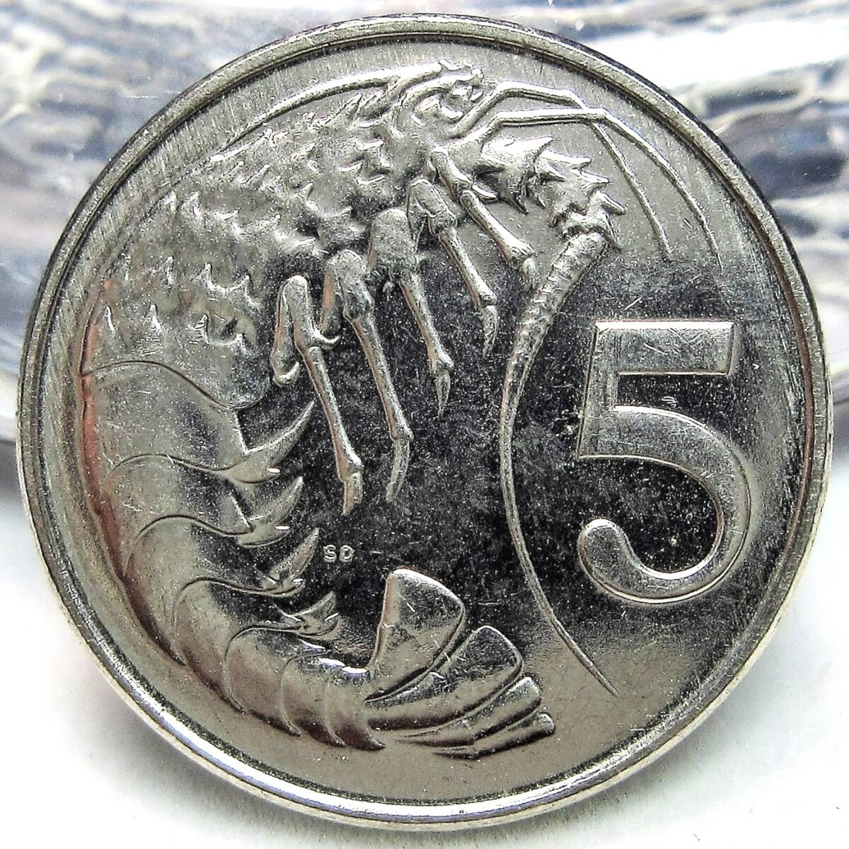 英領ケイマン諸島 5セント 1992年 18.00mm 1.99g_画像1