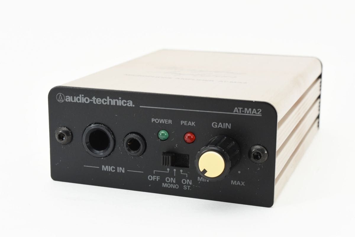 Audio Technica マイクロフォンアンプ AT-MA2  AUDIO-TECHNICA ヘッドホンアンプ