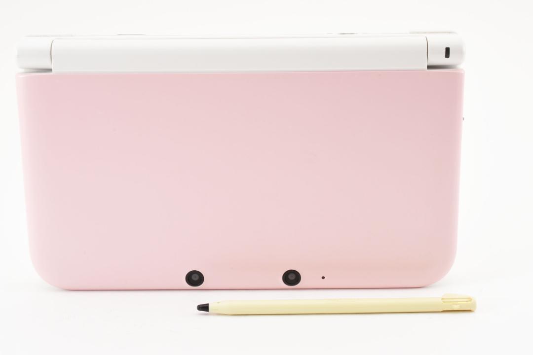 [G0331] Nintendo 3DS LL pink × white FW:11.17