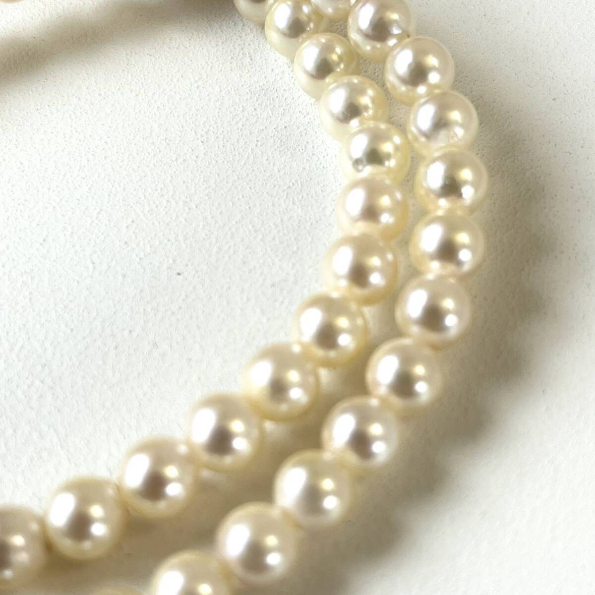 あこや真珠 5.8-6.2mm パール 本真珠 ネックレス jewelry ジュエリー Perl ホワイトの画像3