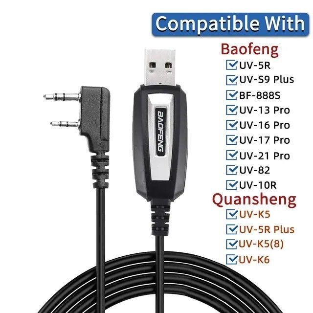 Baofeng USB programming cable UV-K5 UV-K5(8)