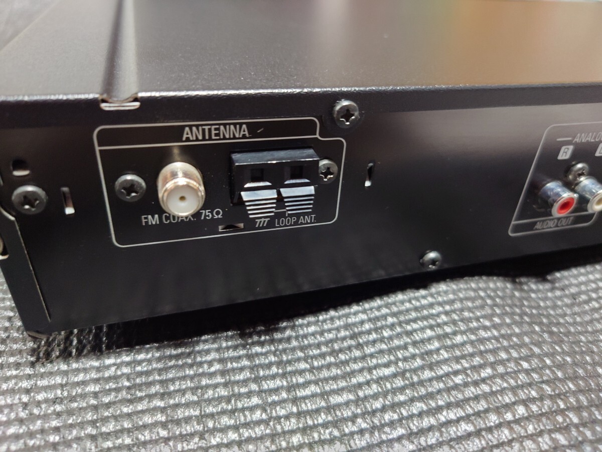 DENON デノン AM-FM ステレオ チューナー TU-1500AE 中古 動作確認済み ブラック 即決_画像7