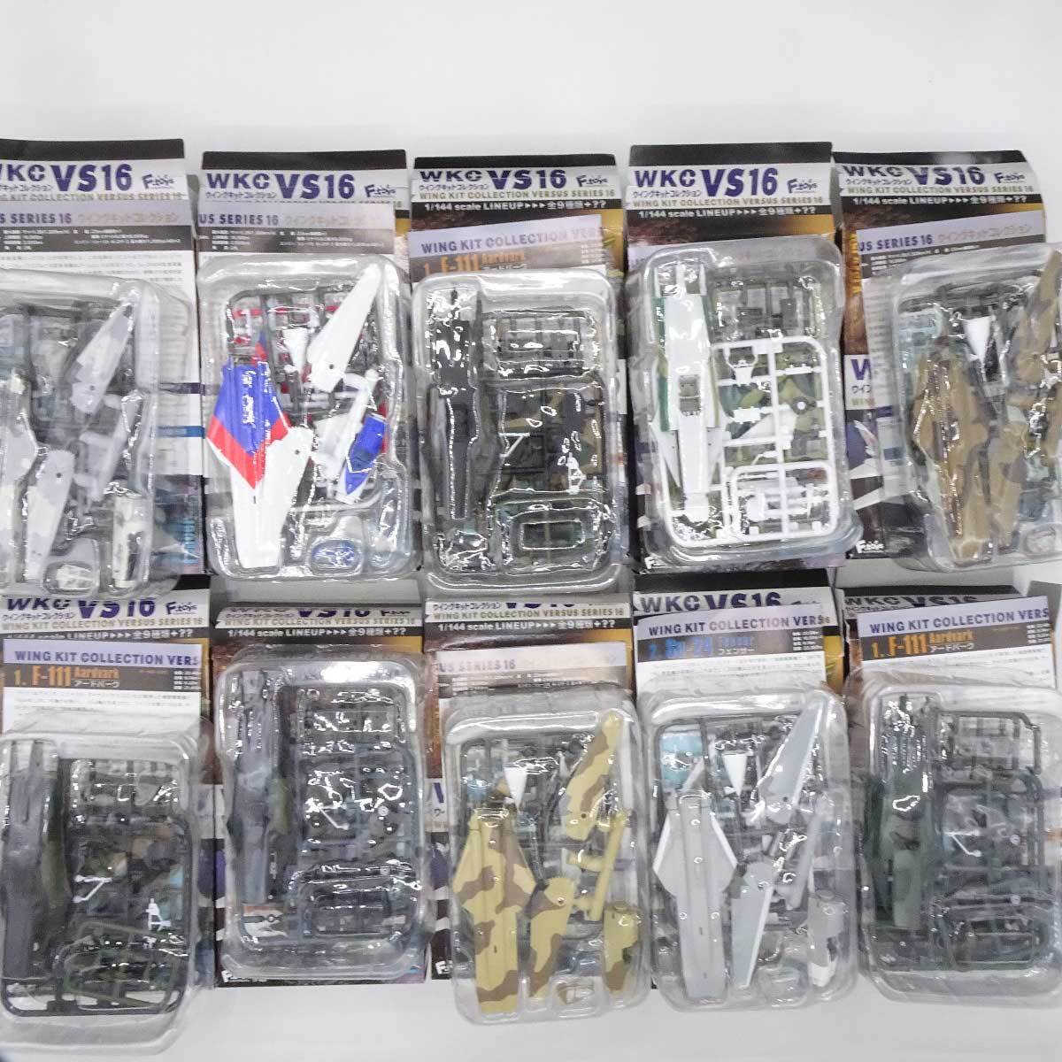 【中古】[10点セット] F-toys 1/144 ウイングキットコレクションVS16 2-Sシークレット Su-24MRフェンサー スホーイ設計局 付き_画像3