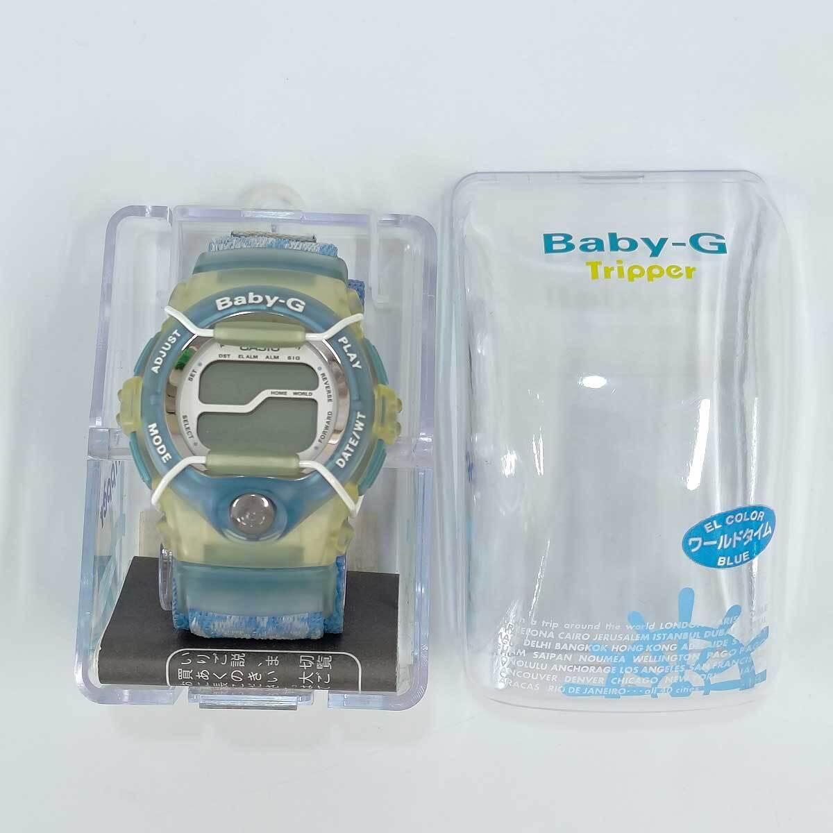 [ used ] Casio Baby-G Tripper Bay Be G G-SHOCK Pacific blue BGT-100V-2T lady's CASIO