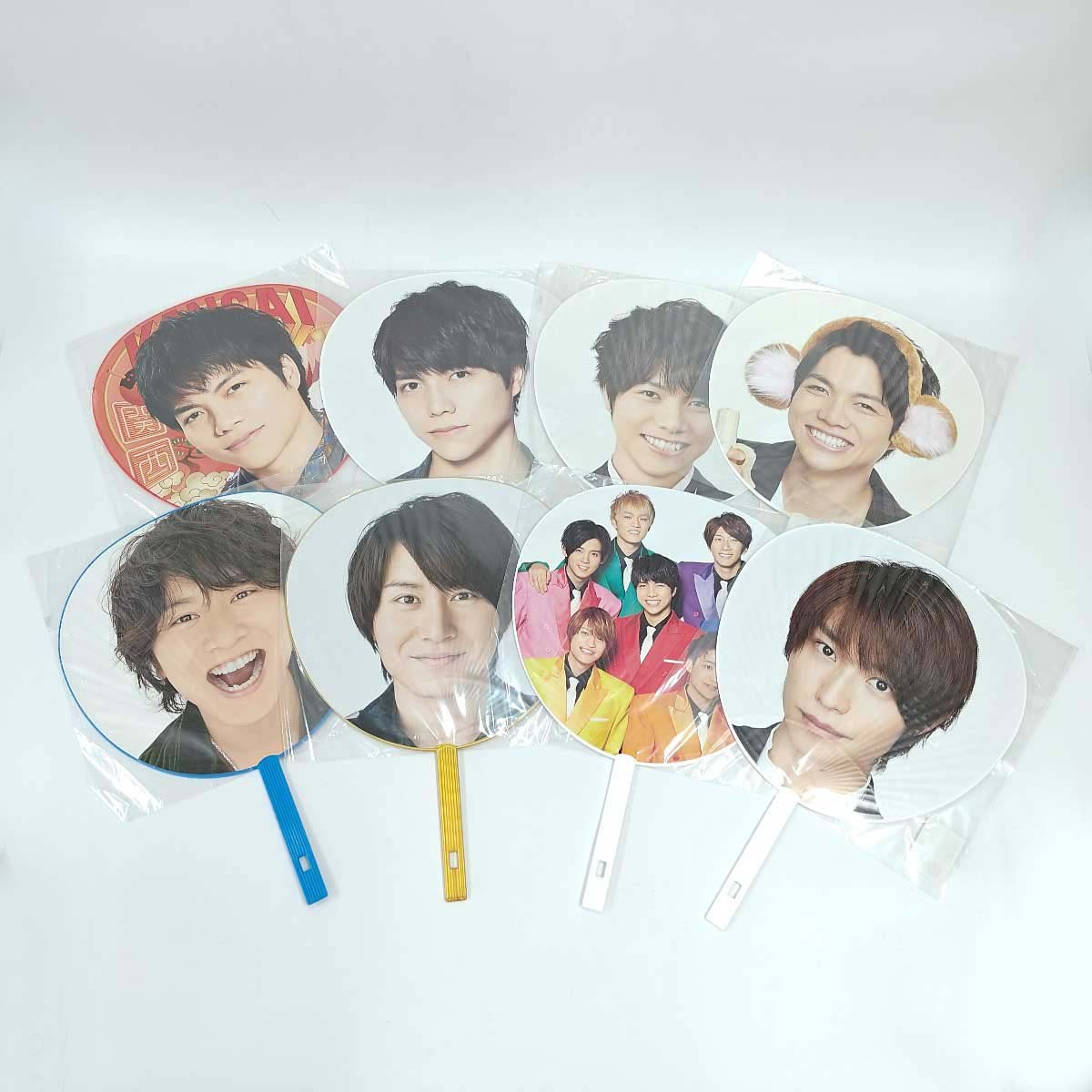 【中古】Aぇ! group ジャニーズWEST SEVENTEEN 他 写真 ラバーストラップ うちわ グッツ 大量 まとめ_画像2