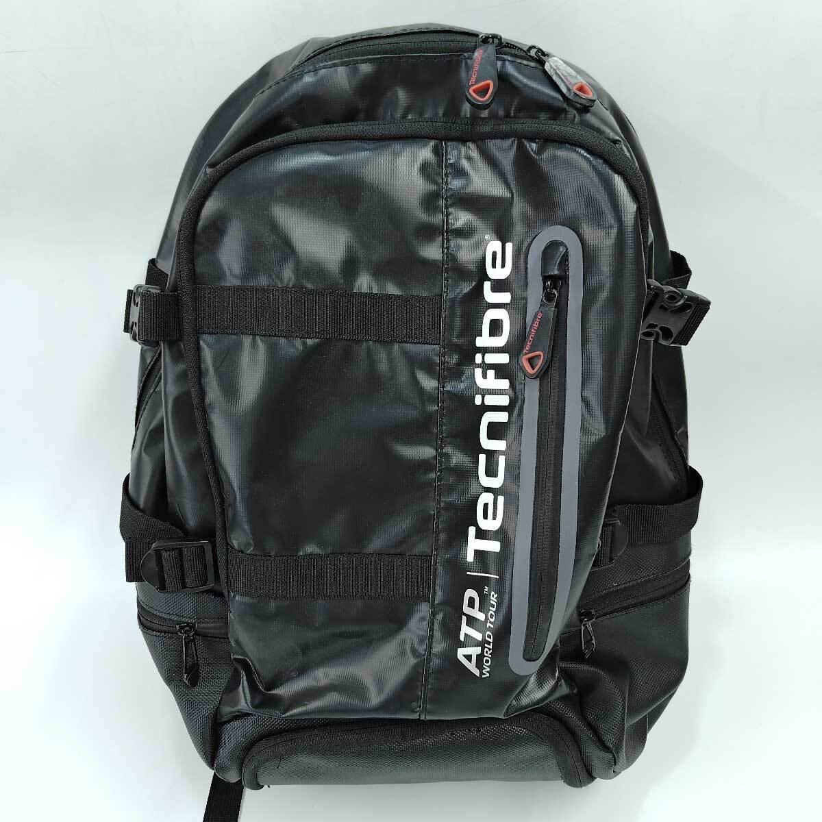 [ used ] technni fibre ATP WORLD TOUR tennis rucksack racket bag Tecnifibre black unisex 