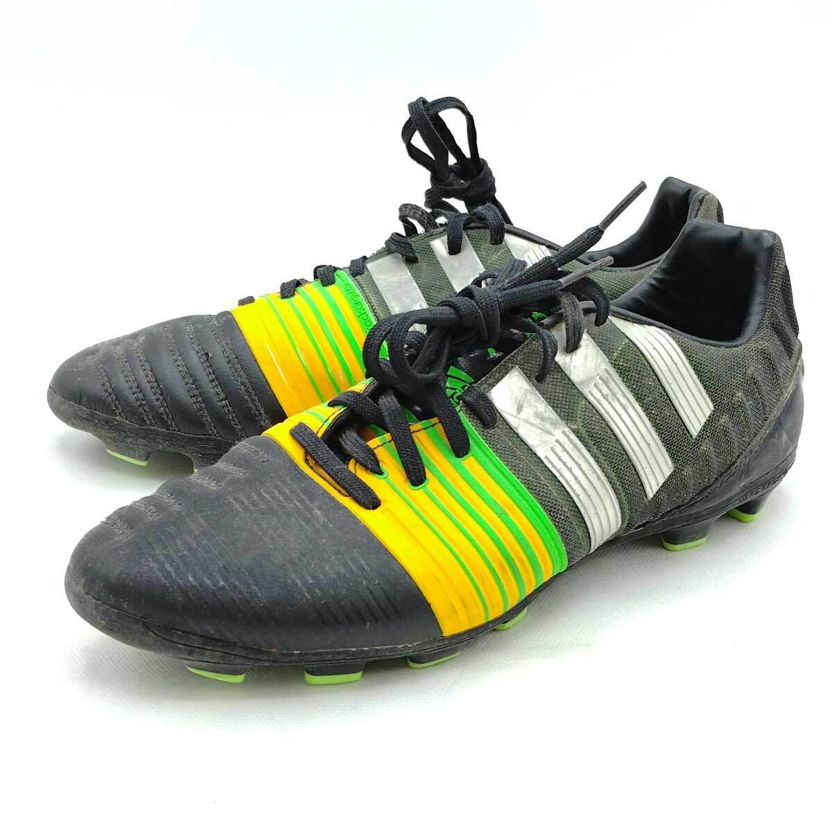 【中古】アディダス サッカースパイク ナイトロチャージ 2.0 HG 26.5cm M29856 メンズ ADIDAS ハードグラウンド ロングパイル人工芝_画像1