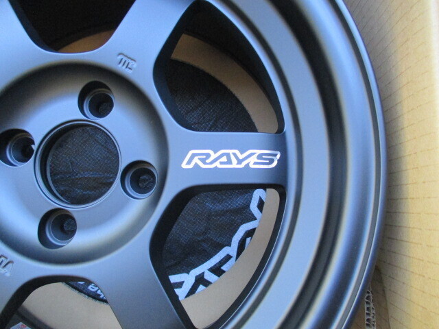 【在庫あり】VORK RACING TE37V 2324 MODEL 15×8.0J+25 PCD100-4H 4本 MB ■ レイズ RAYS 鍛造 軽量 ボルクレーシング_画像3