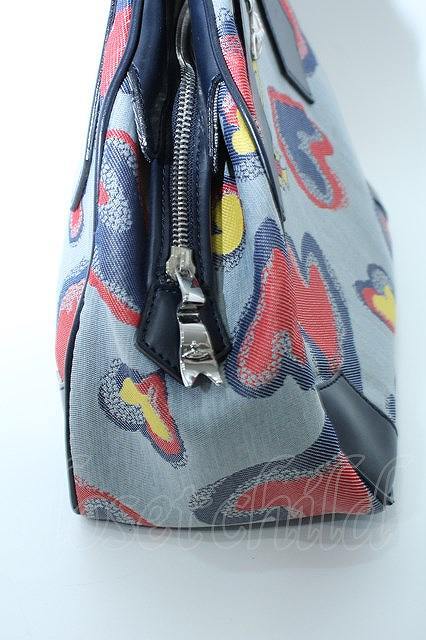 【USED】Vivienne Westwood / BAGシークレットヤスミンバッグ 黒ｘグレー 【中古】 S-24-03-31-017-ba-AS-ZS_画像3