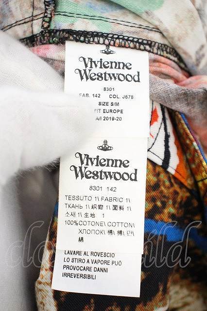 【USED】Vivienne Westwood /graffiti print jumpsuit オールインワン S/M パターン 【中古】 O-24-01-21-032-jc-YM-OS_画像8