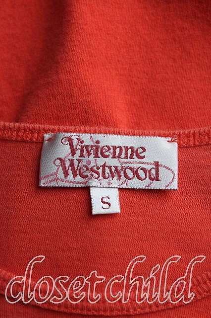 【USED】Vivienne Westwood / TS/ファーザーズクリスマスptTシャツ S オレンジ 【中古】 H-24-03-17-035-ts-OD-ZH_画像3