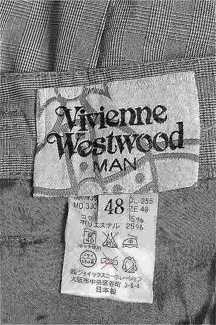 【USED】 グレンチェックパンツ Vivienne Westwood MAN ヴィヴィアンウエストウッド ビビアン 【中古】 I-23-06-10-018-pa-HD-ZI_画像3