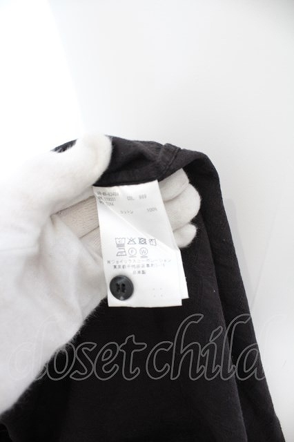 【USED】Vivienne Westwood MAN / ORBジャカード ビブシャツ 44 ブラック 【中古】 O-24-05-05-029-bl-IG-OS_画像6