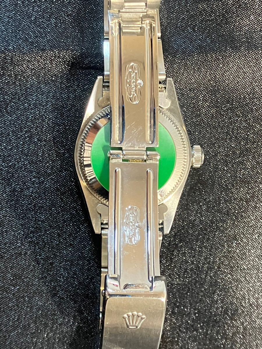 E/1002 美品 稼働品 ロレックス オイスター パーペチュアル レディース 自動巻 ピンク Rolex 腕時計 の画像5