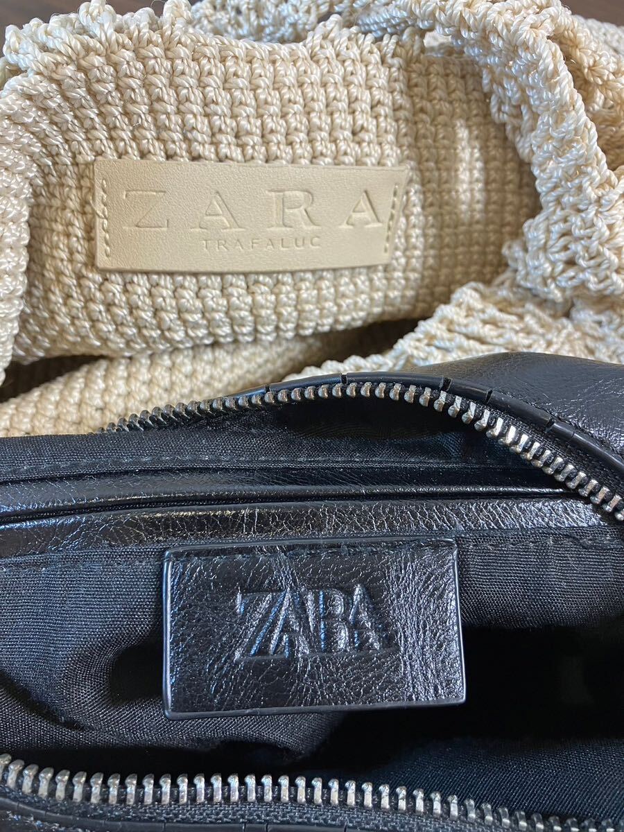 A/1237 バッグ4つまとめ ZARA ザラ FURLA フルラ ショルダーバッグ ブラック レッド_画像5