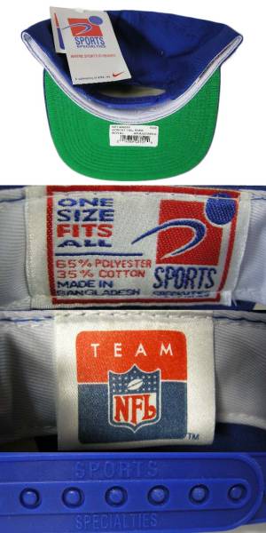 NFL SPORTS SPECIALTIES セントルイス ラムズ RAMS 90s VINTAGE デッドストック ヴィンテージ スナップバック キャップ SNAPBACK CAP _画像3