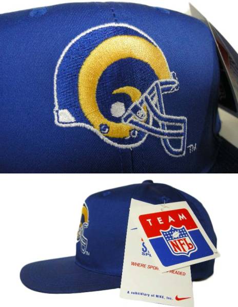 NFL SPORTS SPECIALTIES セントルイス ラムズ RAMS 90s VINTAGE デッドストック ヴィンテージ スナップバック キャップ SNAPBACK CAP _画像2