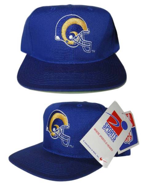 NFL SPORTS SPECIALTIES セントルイス ラムズ RAMS 90s VINTAGE デッドストック ヴィンテージ スナップバック キャップ SNAPBACK CAP _画像1