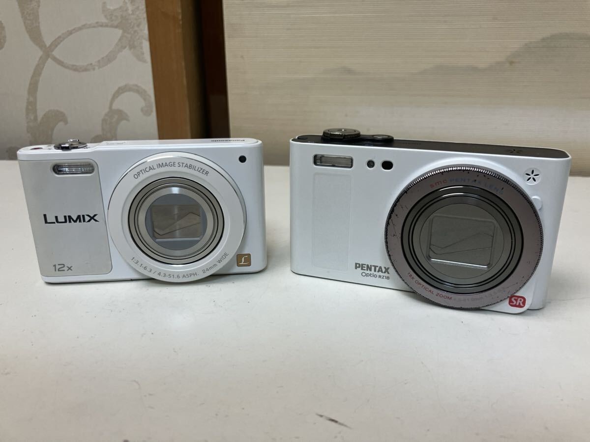 デジタルカメラ Panasonic DMC-SZ10 PENTAX OPtio RZ18 まとめて2台_画像1