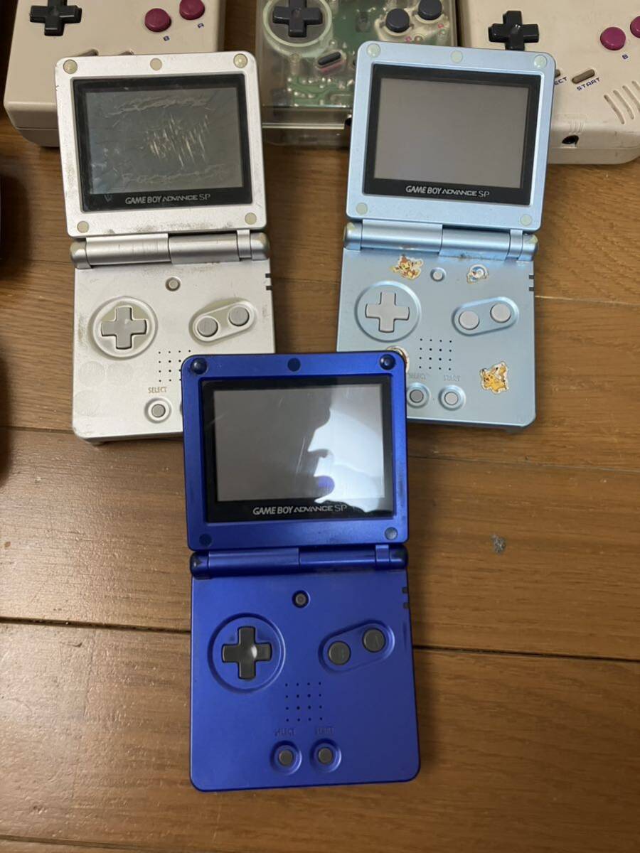 Nintendo GAMEBOY ゲームボーイカラー ゲームボーイポケット まとめて15点 本体 ジャンク_画像4