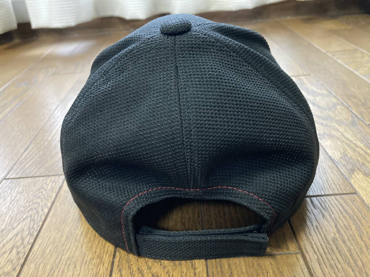 ■未使用品（非売品）シンプルなデザイン■ がまかつ（Gamakatsu） 帽子 メッシュキャップ ポリエステル100% ブラックの画像4