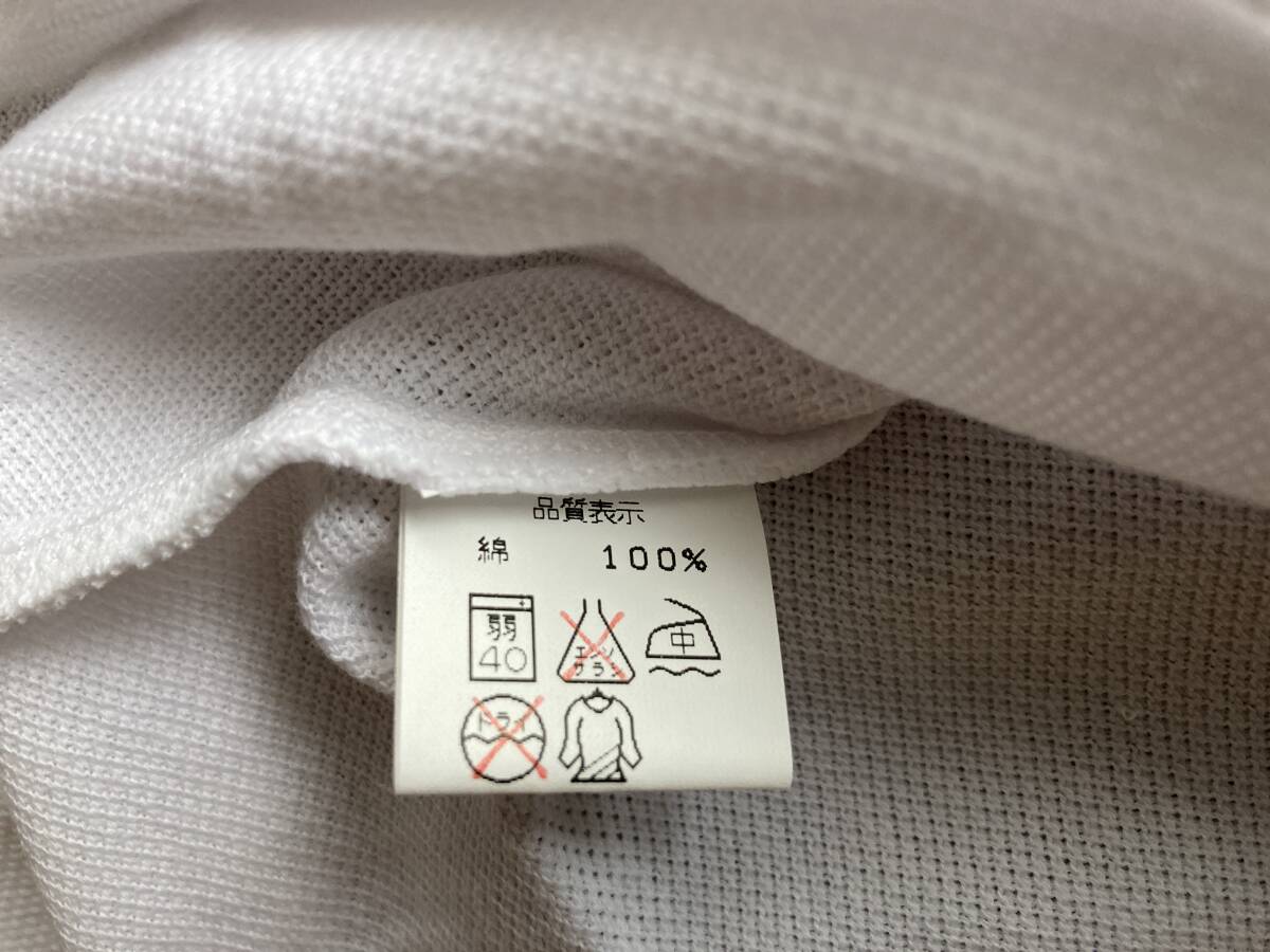 # не использовался товар ( долгое время сохранение не продается )# Shimano (shimano): рубашка-поло с длинным рукавом :(1997 JAPAN CUP участие .): хлопок 100%: белый : размер F